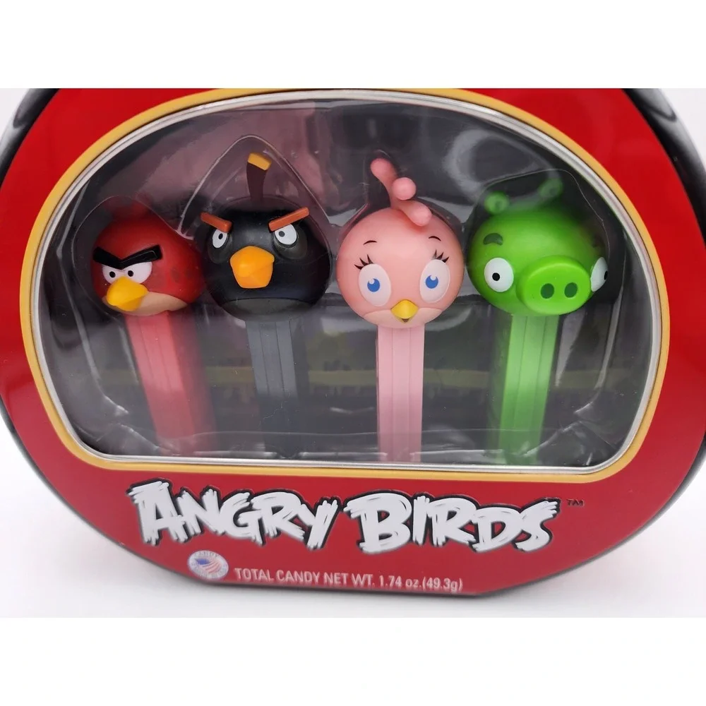 Pez Angry Birds Limited Edition Tin Gift Set Lot‎ Of 4 Dispensers